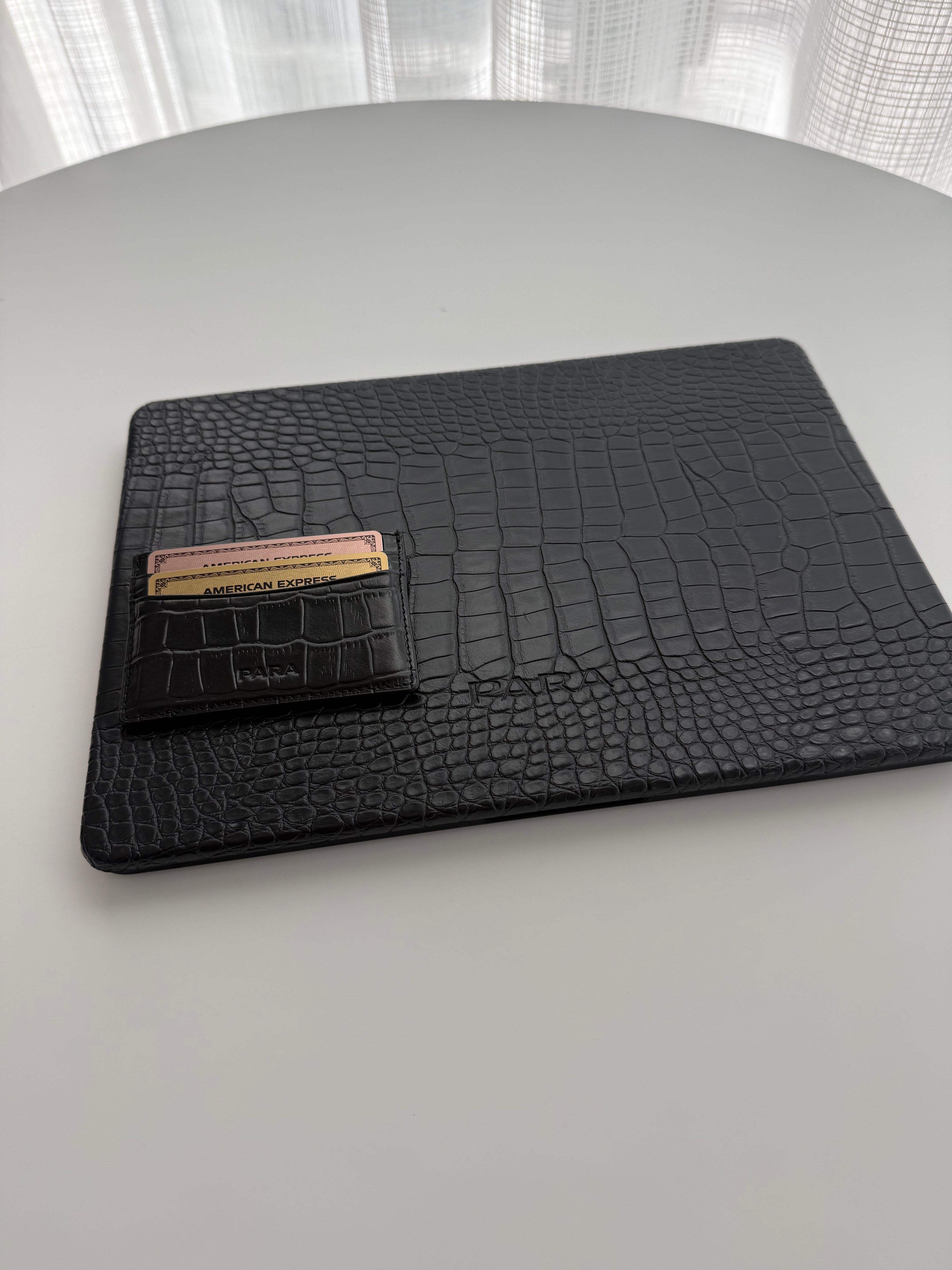 Para Caiman Card Holder & Caiman Laptop Case Bundle